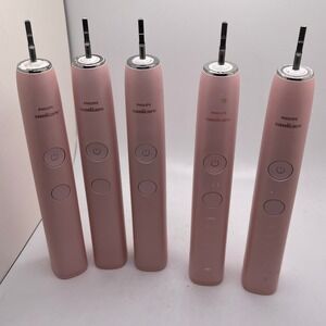 Lot of 5 Philips Sonicare Toothbrush Handle HX991P Pink DiamondClean Parts